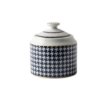 Galateo - Blue Check Sugar Pot