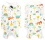 2 Pieces Cat Recovery Suit Cotton Breathable Cat Onesie After Surgery M