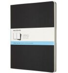 Set Of 3 Moleskine Extra Large Dotted Cahier Journals - Black Paperback