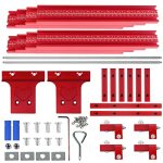 Parallel Guide Rail System Updated Inch Version Twsoul Woodworking Aluminum Guide Rail Joining Set Alloy Circular Saw Track Set