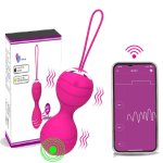 App Remote Control Vagina Balls Vibrator Female Vaginal Tight Exercise Kegel Ball 10 Frequency Vibrating Eggs