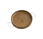 Decor Natural Bamboo Clip On Sofa Armrest Tray- 25CM