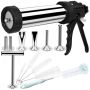 2LBS Homemade Sausage Maker Stainless Steel Crank Meat Grinder