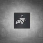 Breakfast Sign - Black - Powder Coated Aluminum