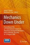 Mechanics Down Under Proceedings Of The 22nd International Congress Of Theoretical And Applied Mechanics Held In Adelaide Austra