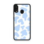 Custom Printed Tpu Cases - Samsung Galaxy A20 Samsung Galaxy A30 & 39 Blue Cow Print& 39 By