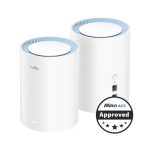 Cudy Dual Band 1200MBPS Wifi 5 Fast Ethernet Mesh 2 Pack M1200 2-PACK