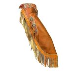 Premium Western Horse Bull Riding Genuine Leather Rodeo Chinks Chaps For Men Women Kids Custom 023 Small