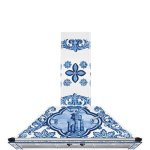 Smeg X Dolce & Gabbana Blu Mediterraneo Wall Extractor Hood