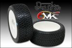 6MIK Dash Spec Tyre Purple Pre Glued Set 4