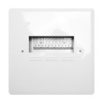 Din Rail Distribution Board - 12W Flush Metal Base
