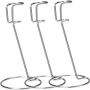 3PCS Stainless Steel Electric Milk Frother Stand And Egg Beater Holder Kitc