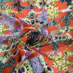 150CM Printed Chiffon Fabric Per Meter 33