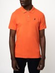 Polo Mens Essential Pique Short Sleeves Golfer Orange - Orange 3XL