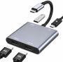 USB Type-c To Dual HDMI Multiport Adapter 4K Display & USB 3.0 & Pd Mt