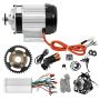 48V 750W/500W Electric Brushless Motor Complete Kit Bicycle Electric Scooter Motorcycle Bike Motor Kit Electric Bicycle Trike Co