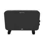 Alva Electronic Convection Heater Black White - Black