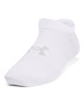 Kids' Ua Essential 6-PACK No Show Socks - White Ylg