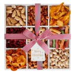 Christmas Selection Of Dried Fruit And Nuts Gift Platter