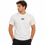Icom Icon Milano Mens Suede Logo T-Shirt In White - White / 4XL