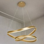 Celestial Metal Pendant Light Gold Black - Black