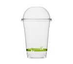 500ML Biosmoothie Cup & Pla Dome Lid - 6PK