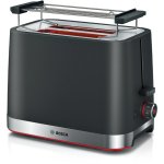 Bosch 950W Mymoment 2-SLOT Toaster Black Deep Red