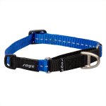 Rogz Utility Web Dog Collar Control - Blue