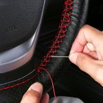 Upgrade Your Car With A Soft Faux Leather 38CM Steering Wheel Cover - Includes Needles And Thread Braid