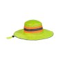 Pioneer Bush Hat High Visibility With Reflective Tape Lime