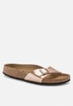 Birkenstock Madrid Metallic Birko Flor Narrow - Copper