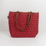 Shwe Square Tote Bag - Red Daisy