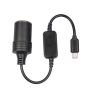 3710-03 30CM Type-c 5V To 12V Car Cigarette Lighter Socket Adapter Cable