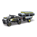 Maisto 4X4 Rebels - 2017 Chevrolet Silverado With Pop Up Camper
