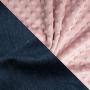 Extra Large Weighted Blanket - Dark Rose / Denim / Colour