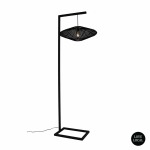 Woven Disc Floor Lamp