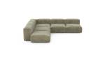 Five Module Corner Sofa - Cord Velours - Khaki - 283CM X 283CM
