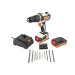 Tork Craft Imp. Drill B less ID13B 20V 13MM 0-1800RPM 50NM 2 X 2.0 Ah Bat Std Ch TC20060