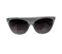 Solar X Silver Wayfarer Sunglasses Gradient Grey Lens UV400