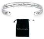 Remember I Love You Daughter Stainless Steel Family Bracelet & Lux Gift Bag