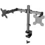 Dual Monitor Stand Desk Mount Arm 13-27 Adjustable Bracket