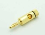 Banana Plug Gold Plated - Red