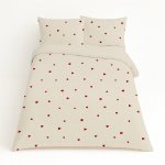 Kids Duvet Set Tape Red Heart