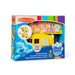 Melissa & Doug Blues Clues Wooden Pull-back School Bus