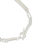 Waterproof Stainless Steel Long Curb Chain Toggle Necklace