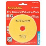 100MM Diamond Polishing Pad 150 Grit Dry Use