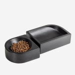 Porkchop Combo Pet Bowl - Black