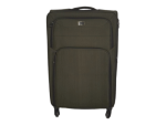 Smte Trolley 1-PIECE Travel Luggage Spinner Fabric Khaki With Keychain
