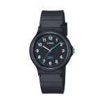 Casio Womens Black Analogue Rubber Strap WATCH-LQ-24B-1BDF