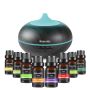 Ultrasonic Diffuser Humidifier & Purifier 550ML With 8 Essential Oils